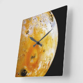 Jupiter's maan Io Vierkante Klok (Hoek)