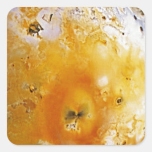 Jupiter's maan Io Vierkante Sticker