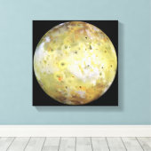 Jupiter's maan Lo Canvas Afdruk (Insitu (Houten vloer))
