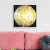 Jupiter's maan Lo Canvas Afdruk (Insitu (Woonkamer))