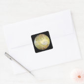 Jupiter's maan Lo Vierkante Sticker (Envelop)