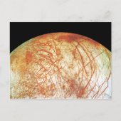Jupiter's Moon Europa Briefkaart (Voorkant)