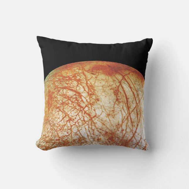 Jupiter's Moon Europa Kussen (Voorkant)