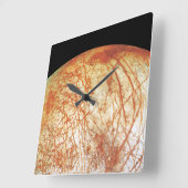 Jupiter's Moon Europa Vierkante Klok (Hoek)