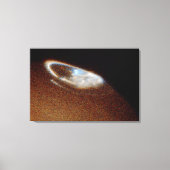 Jupiter's Noordelijke Aurora Canvas Afdruk (Voorkant)