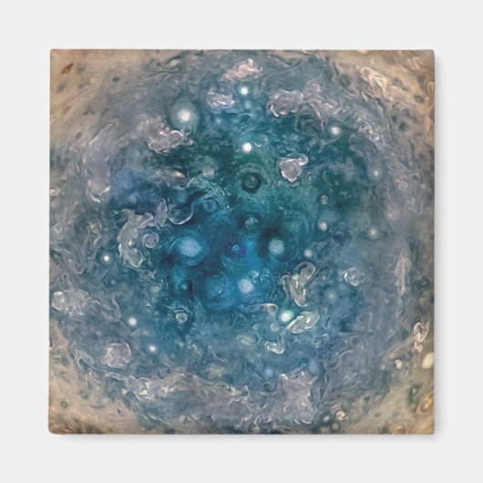 JUPITER'S ZUIDPOOL MAGNEET (Voorkant)