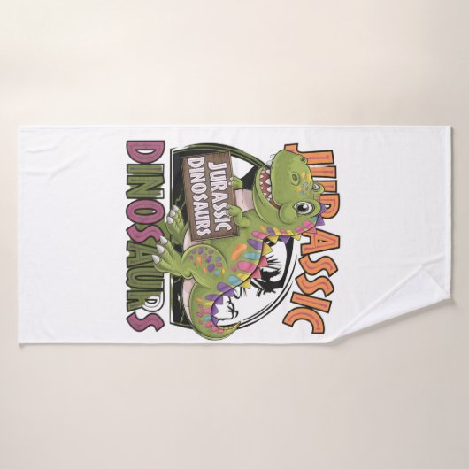 Jura-dinosaurus Badhanddoek (Badhanddoek)