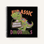 Jura-dinosaurus Notitieboek (Voorkant)