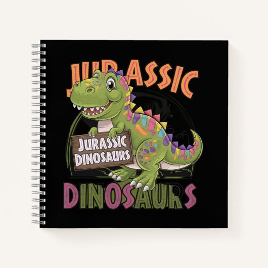 Jura-dinosaurus Notitieboek (Voorkant)