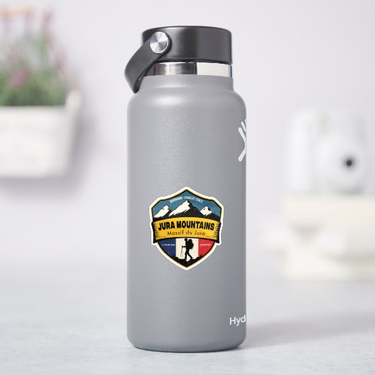 Jura Mountains , Bourgogne–Franche-Comté, France Sticker (HydroFlask)