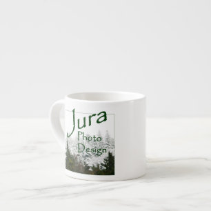Jura Photo Design logo op espresso cup Kop