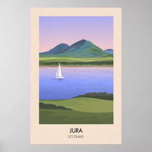 Jura Schotland Reisposter Poster (Voorkant)
