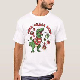 Jura-Snack Park – Kerst Dino Feestje T-shirt