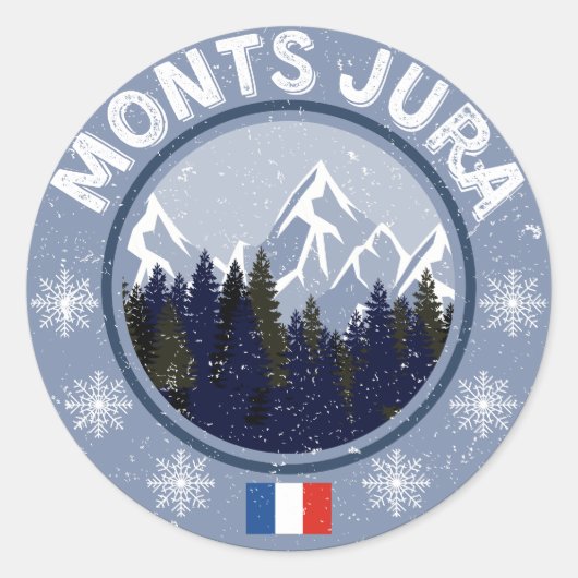 Jura Station Ronde Sticker (Voorkant)