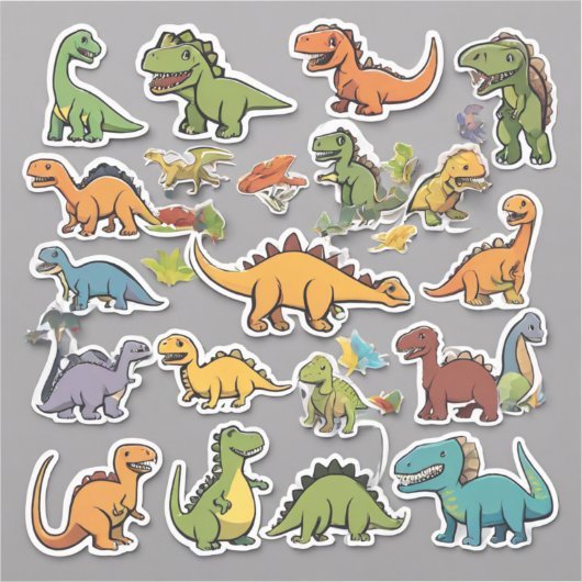 Jurassic Adventure Sticker Pack (Voorkant)