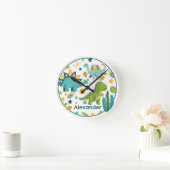 Jurassic Animal T Rex-dinosaurus Ronde Klok (Huis)