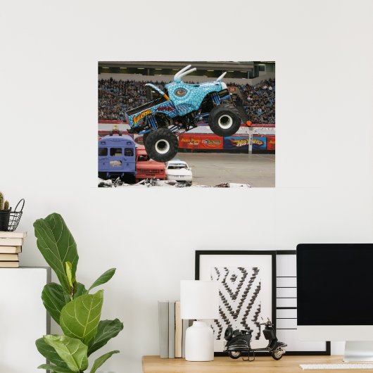 Jurassic Attack Print (Thuiskantoor)