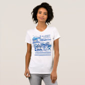 Jurassic blu willowt-Shirt T-shirt (Voorkant volledig)