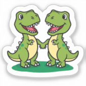 Jurassic Bond-Sticker Sticker (Voorkant)