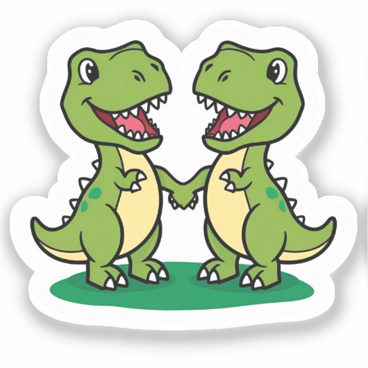 Jurassic Bond-Sticker Sticker (Voorkant)