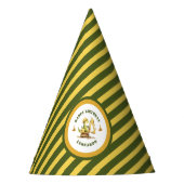 Jurassic Bouwzone Jongens Verjaardag Feesthoedjes (Voorkant)