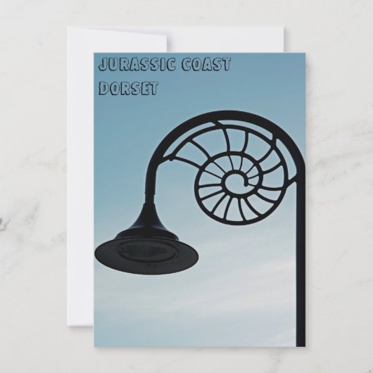 Jurassic Coast card (Voorkant)