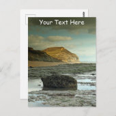 Jurassic Coast, Dorset aanpasbaar Briefkaart (Voorkant / Achterkant)