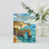 Jurassic Coast Engeland Briefkaart (Staand voorkant)