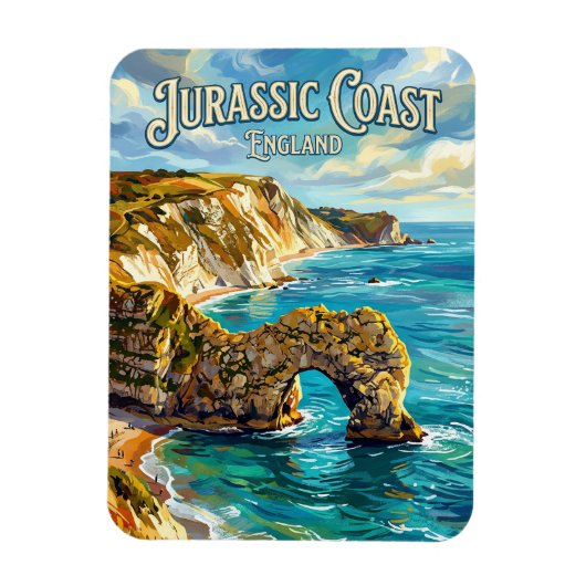 Jurassic Coast Engeland Magneet (Verticaal)