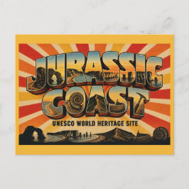 Jurassic Coast Engeland UNESCO werelderfgoed Briefkaart