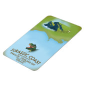 Jurassic Coast Engeland Zuidkust Reisposter Magneet (Linkerzijde)