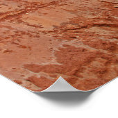 Jurassic Coast Red rocks, Devon, Engeland Poster (Hoek)