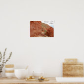 Jurassic Coast Red rocks, Devon, Engeland Poster (Keuken)