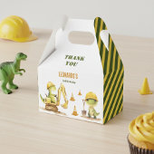 Jurassic Construction Zone Boy Birthday Bedankdoosjes