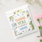 Jurassic Cute Dinosaur Birthday Party Bedankzakje (Gezegeld)