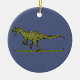 Jurassic Dinosaur Allosaurus Keramisch Ornament