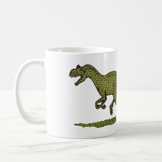 Jurassic Dinosaur Allosaurus Koffiemok (Links)