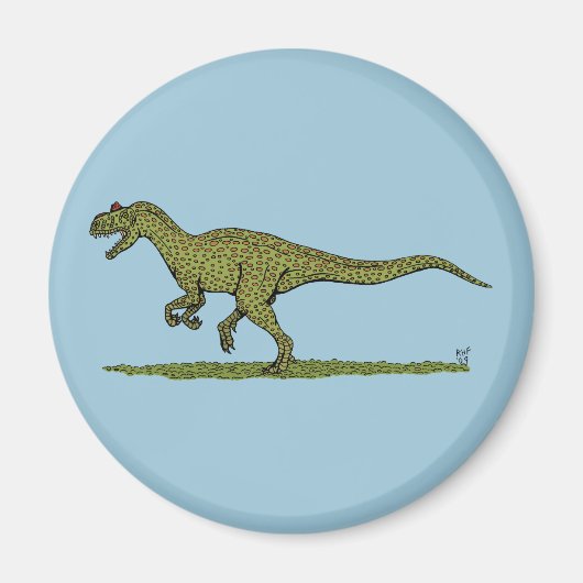 Jurassic Dinosaur Allosaurus Magneet (Voorkant)