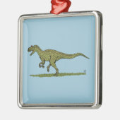 Jurassic Dinosaur Allosaurus Metalen Ornament (Links)