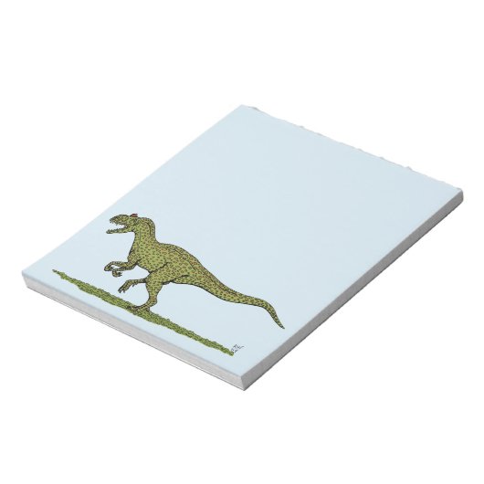 Jurassic Dinosaur Allosaurus Notitieblok (Linkerzijde)