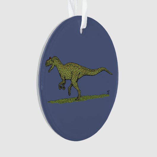 Jurassic Dinosaur Allosaurus Ornament (voorkant)