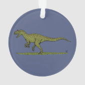 Jurassic Dinosaur Allosaurus Ornament (achterkant)