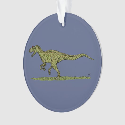 Jurassic Dinosaur Allosaurus Ornament (voorkant)