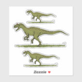 Jurassic Dinosaur Allosaurus Sticker (Vel)