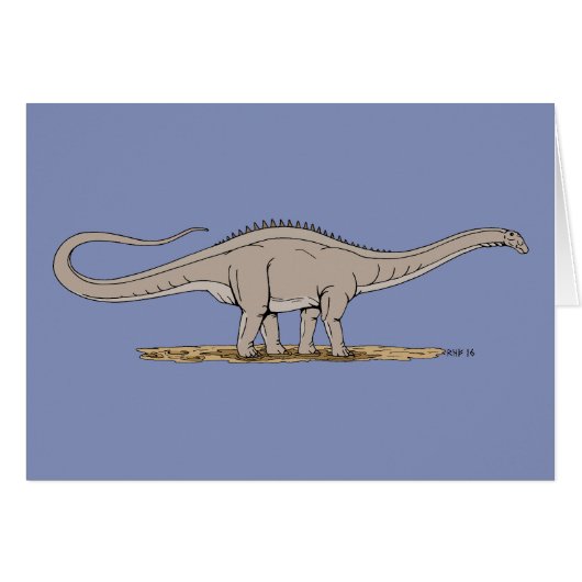 Jurassic Dinosaur Apatosaurus (Voorkant Horizontaal)