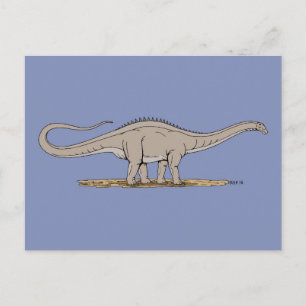 Jurassic Dinosaur Apatosaurus Briefkaart