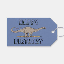 Jurassic Dinosaur Apatosaurus Cadeaulabel
