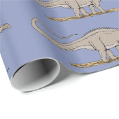 Jurassic Dinosaur Apatosaurus Cadeaupapier (Rol Hoek)