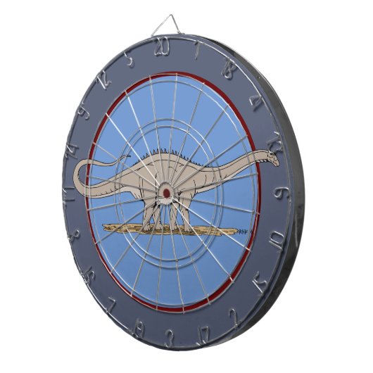 Jurassic Dinosaur Apatosaurus Dartbord (Voorkant Rechts)