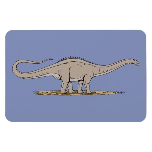 Jurassic Dinosaur Apatosaurus Magneet (Horizontaal)